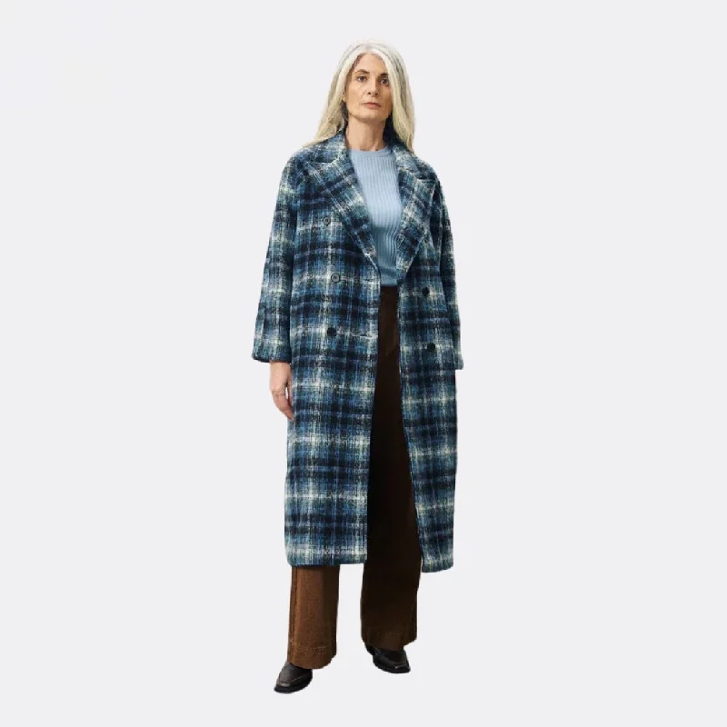 Delphina Coat (Bleu Petrol)